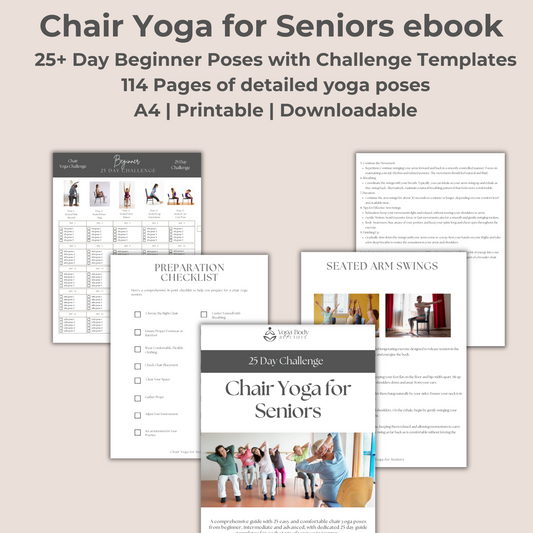 Beginners Chair Yoga for Seniors Mini eBook