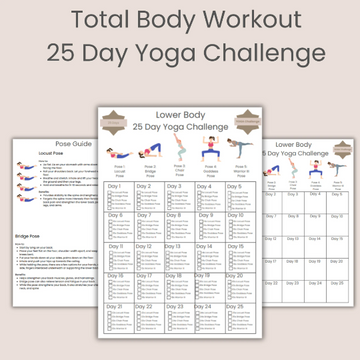 Yoga Workout Bundle 25 Day Challenge